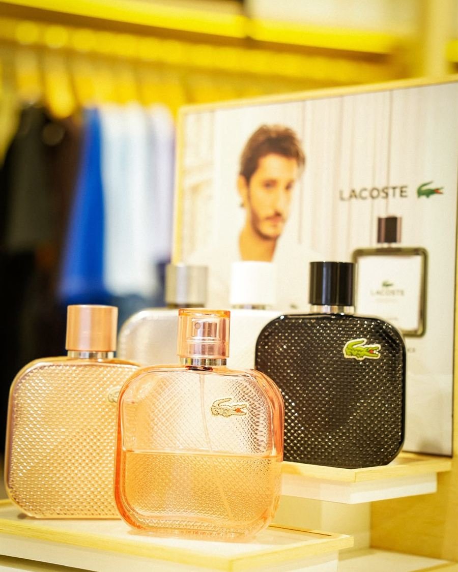 Perfumes Lacoste masculinos e femininos